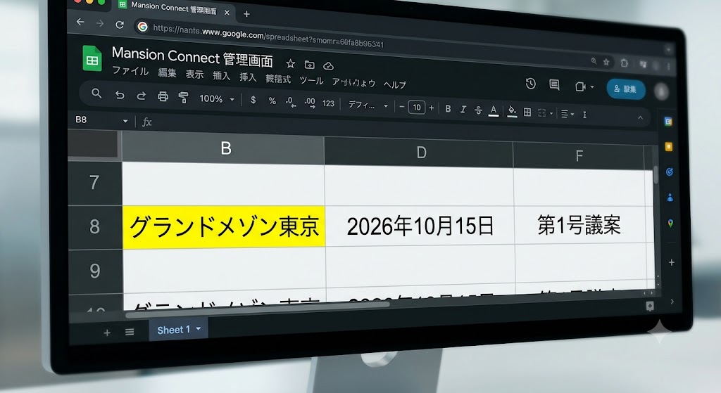 シート基本入力箇所